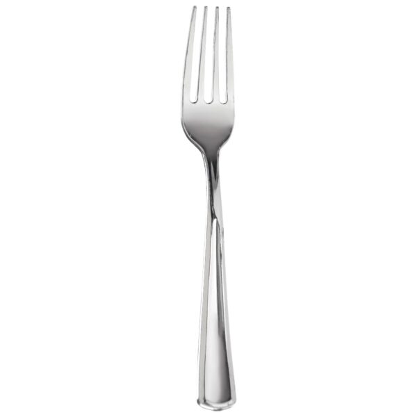 PREMIUM METALLIC FORKS - SILVER 40PCS