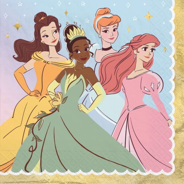 ©DISNEY PRINCESS BEVERAGE NAPKINS