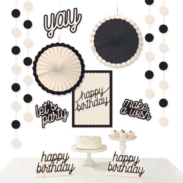 BIRTHDAY CHIC BIRTHDAY DECORATING KIT