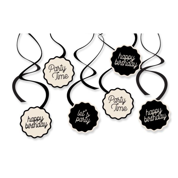 BIRTHDAY CHIC BIRTHDAY SWIRLS