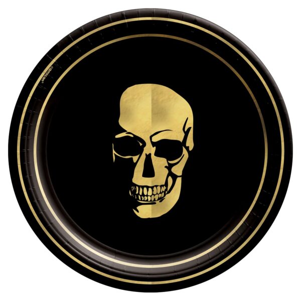 GLAM BONEYARD 7" METALLIC ROUND