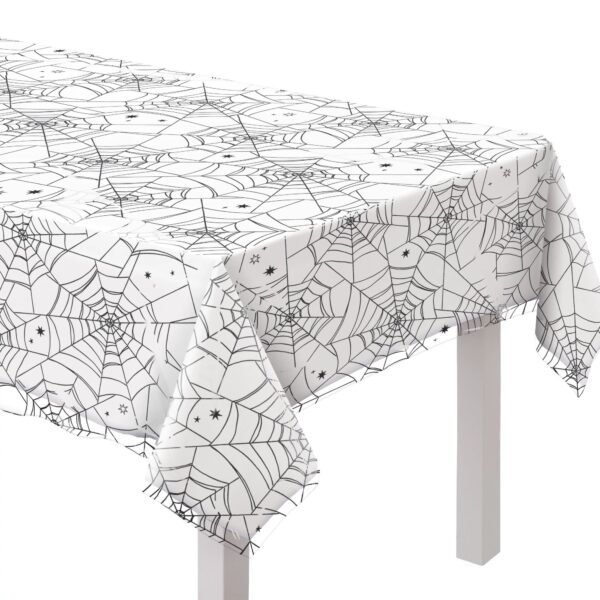 SPIDER WEB NIGHT CLEAR TABLE COVER
