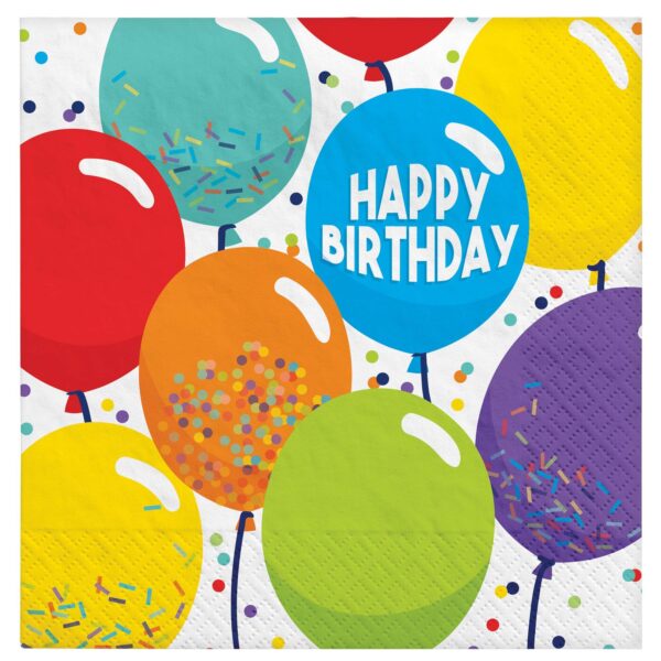 BIRTHDAY CELEBRATION LUNCHEON NAPKINS