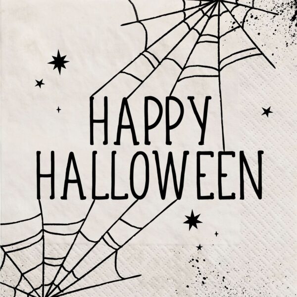 SPIDERMAN WEB NIGHT LUNCHEON NAPKINS