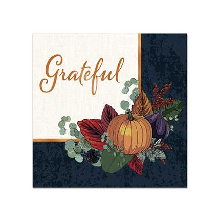 FALL THANKSGIVING BEVERAGE NAPKINS