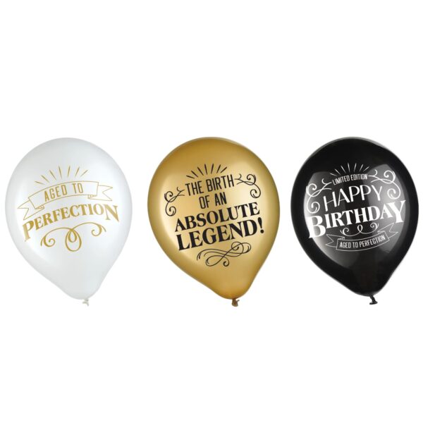 BETTER WITH AGE LATEX BALLOONS