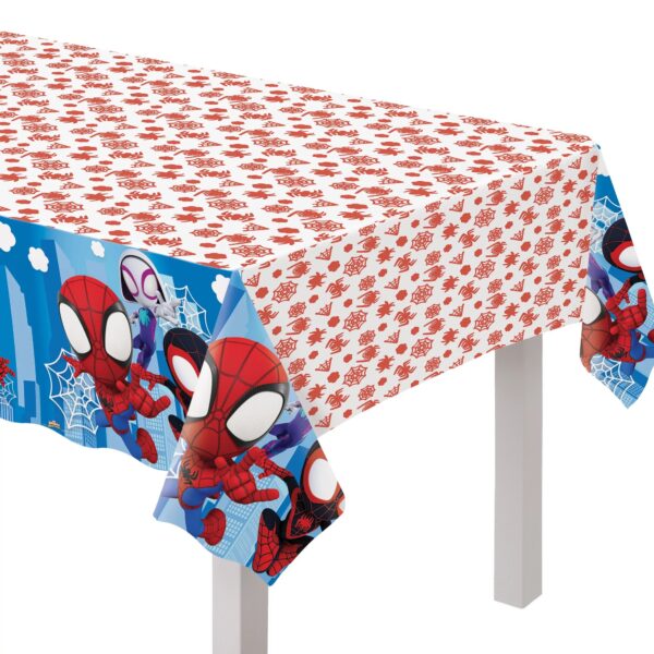 SPIDEY & HIS AMAZING FRIENDS PLASTIC TABLE COVER