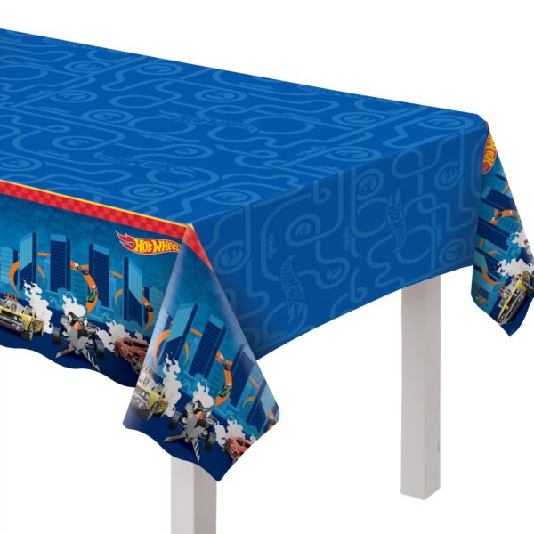 HOT WHEELS PLASTIC TABLE COVER