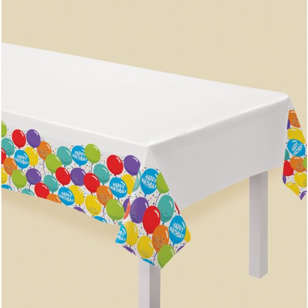 BIRTHDAY CELEBRATION PLASTIC TABLE COVER