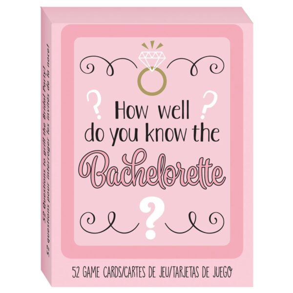 HOW WELL DO YOU KNOW - THE BACHELORETTE GAME