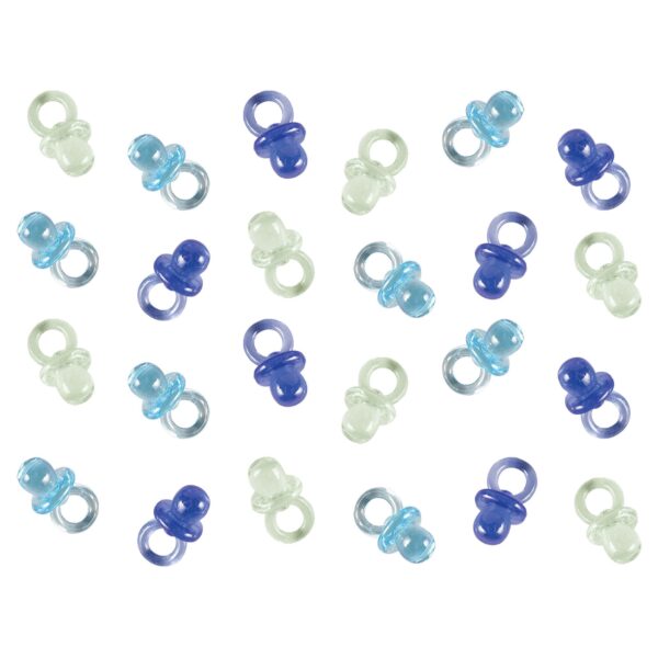 MINI PACIFIER FAVORS - BLUE, MULTI