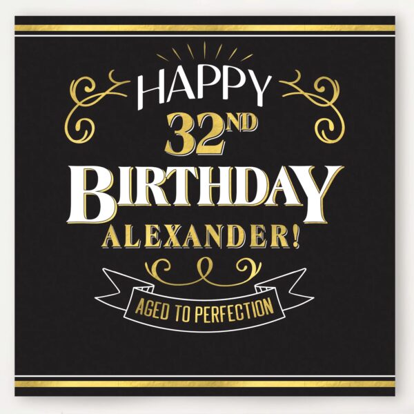 BETTER WITH AGE BIRTHDAY CUSTOMIZABLE BACKDROP